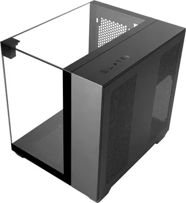 Produktbild von Mars Gaming MC-VISIONM, Mini Tower, PC, Schwarz, micro ATX, Mini-ITX, Metall, Gehärtetes Glas, Gaming
