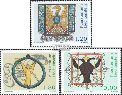 Produktbild von Briefmarken Liechtenstein 2002 Mi 1307-1309 (kompl.Ausg.) gestempelt Gasthausschilder