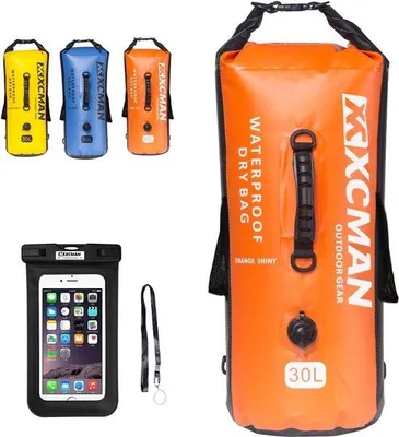 Produktbild von Famanu Wasserdichte Tasche 30 l - mit Luftventil und doppelten Schultergurten
