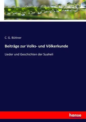 Immagine prodotto di Beiträge zur Volks- und Völkerkunde