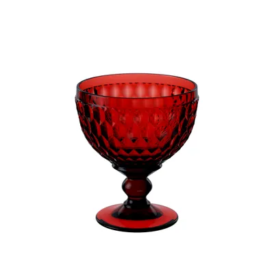 Zdjęcie produktu dla Villeroy & Boch Vorteilset 4 Stück Boston coloured Sektschale / Dessertschale red Kristallglas rot 1173090080