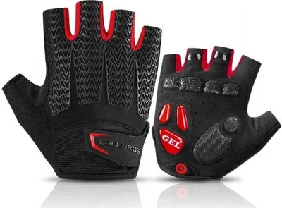 Immagine prodotto di Guanti da ciclismo/sportivi ROCKBROS (S169-BR) nero-rosso M