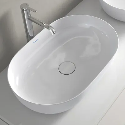 Obrázok produktu pre DURAVIT umývadlo na dosku Luv 60 x 40 cm biele matné lesklé s povrchovou úpravou 0379602600