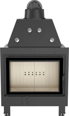 Produktbild von Kamineinsatz aus Stahl KRATKI MBO 15 kW Ø 200 mit Türfeder