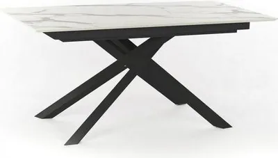Produktbild von Xavier - Ausziehbarer Tisch (170/270 x 90 cm) aus HPL auf schwarzem MDF