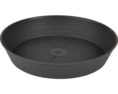Produktbild von Blumentopf Untersetzer Primavera Kunststoff Ø 28 cm H 4,5 cm anthrazit