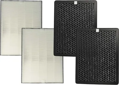 Produktbild von vhbw 4-teiliges Filter-Set Ersatz für Philips FY2422/30 für Luftreiniger - Aktivkohlefilter, HEPA-Filter