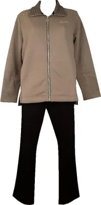 Immagine prodotto di Tuta donna DYNAMIC F.LLI CAMPAGNOLO size over invernale felpata giacca aperta davanti con cerniera articolo 8Q79290, Taglia 56, Cotone 30%,Poliestere 70%