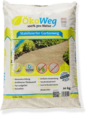 Produktbild von ÖKOWEG Hell, Körnung:0 - 8, Verpackungseinheit:20 kg