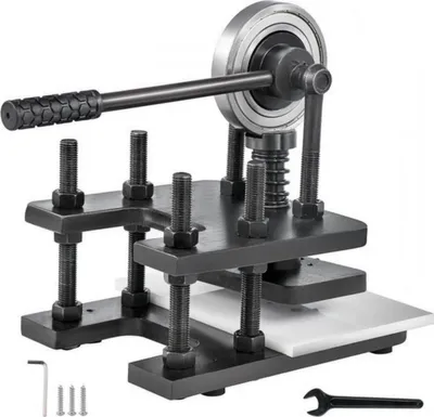 Obrázek produktu pro Strojek na řezání polotovarů PRO - Ručně ovládaný stroj na řezání kůže - 180x120 mm - Pro reliéfní potisk