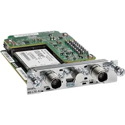 Produktbild von Cisco 4G LTE WWAN EHWIC - AT&T, 4G, EDGE, GPRS, GSM, HSPA, HSPA+, LTE, WCDMA, 850, 1900, 2100 MHz, 850, 900, 1900, 2100 MHz, 7,8 cm, 12,4 cm, 1,9 cm