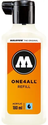 Produktbild von Molotow Nachfüllflasche ONE4ALL ACRYLIC 180ml, Nr. 229, naturweiss