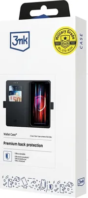 Produktbild von 3mk Wallet Case - Flip Case für Samsung Galaxy A37 (Schwarz)