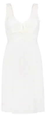 Imagen del producto de Vestido tipo camisón HUNKEMÖLLER Nora, encaje, color blanco nieve, talla XS