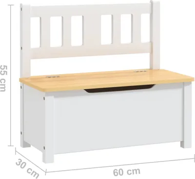 Zdjęcie produktu dla VidaXL 10412, MDF, Beżowy, Biały, 4 szt., 4 szt.