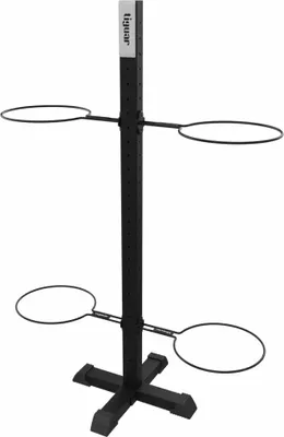 Produktbild von Body-Ball-Rack – platzsparender Ballständer für Fitnessstudios, Anzahl Halterung:6