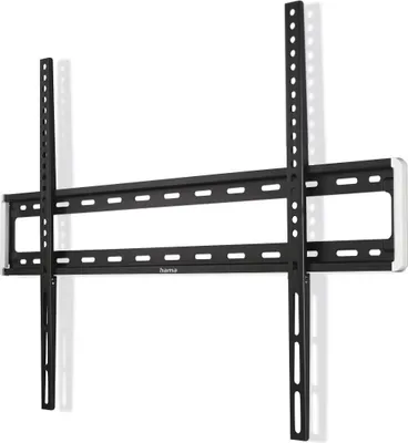 A black TV wall mount is shown against a white background.