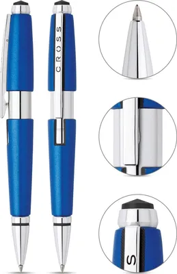 Produktbild von CROSS Rollerball Edge Blau, mit Gel-Mine, Self Serve