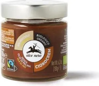 KREM ORZECHOWO - CZEKOLADOWY FAIR TRADE BIO 180 g - ALCE NERO