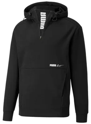 Produktbild von Hoodie Puma Half-Zip Hoodie "Puma Black" für Herren