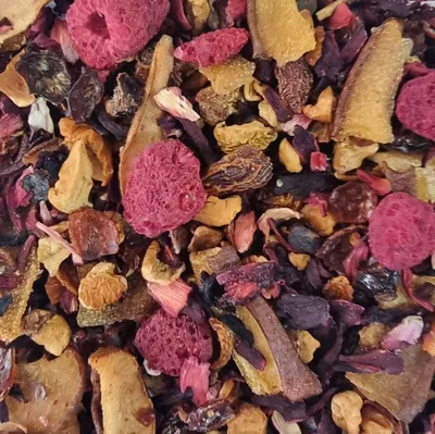 Produktbild von Birne Himbeere Früchtetee Naturideen® 100g