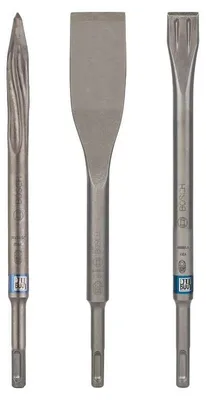 Image de Lot de 3 burins long life SDS-plus BOSCH PRO 2607019159