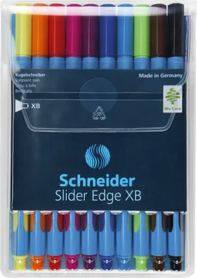 Produktbild von SCHNEIDER Kugelschreiber Slider Edge XB 10er Etui, farbig sortiert