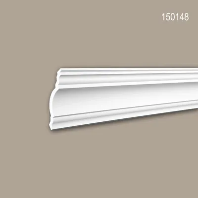 Produktbild von PROFHOME 150148 Eckleiste aus Polyurethan Deckenleiste Stuckleiste 2 m