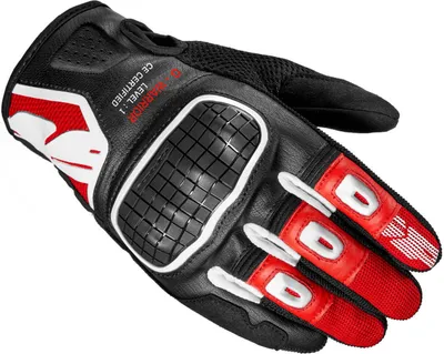 Produktbild von Spidi G-Warrior Motorradhandschuhe, schwarz/rot, XL