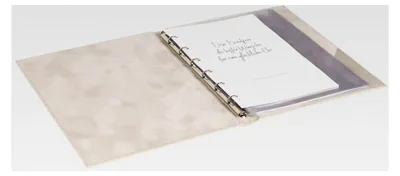 Produktbild von Stammbuch Grau Hochzeit Rina für alle Formate (Klassik, A5, A4) inkl. 3 Klarsichthüllen
