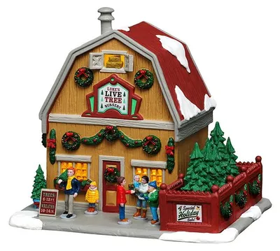 Productafbeelding van Luke's live tree nursery, incl. adaptor 44338, 100 ma (white) ornament LEMAX