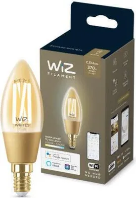 Produktbild von WiZ Filament LED-Lampe Kerze Amber C35 E14