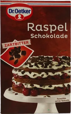 Produktbild von Dr. Oetker 101535000, Konfettibestreuung, Braun, Zucker, Kakaomasse, fettarmes Kakaopulver, Kakaobutter, Emulgator (E 442), Kann enthalten:..., 493 kcal, 2054 kJ, 26 g