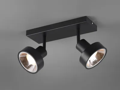 Produktbild von TRIO Leon, Strahler Oberflächenbeleuchtung, GU10, 2 Glühbirne(n), 230 V, Schwarz