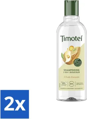 Produktbild von Timotei - Shampoo - Mandelöl - 2-in-1 - Für alle Haartypen - 300 ml - Vorteilspack - 2 Stücke