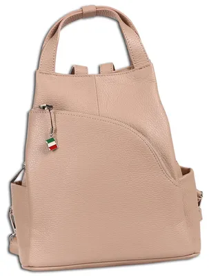 Produktbild von Florence Rucksack Damen Echtleder Cityrucksack rosa OTF613A