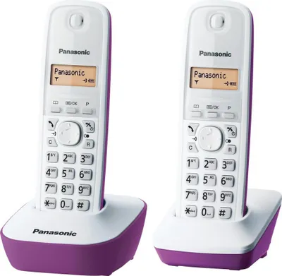 Immagine prodotto di Telefono cordless Panasonic KX-TG1612, ID chiamante, 15 ore di conversazione, 7 giorni di standby, DECT