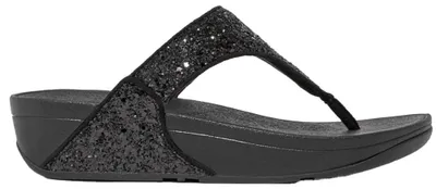 Productafbeelding van FitFlop - "Lulu" glittersandalen voor dames, teenslippers HD270 (36 EU) (zwart)