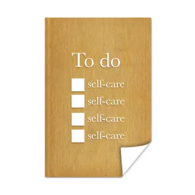 Produktbild von MuchoWow® Poster Vintage - Zitate - Sprichwörter - To do: Selbstfürsorge - Selbstliebe 20x30 cm - Papierdruck