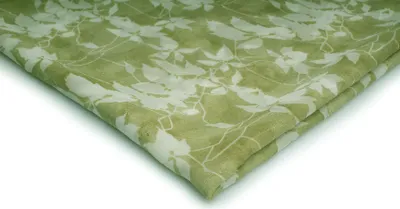 Obrázek produktu pro Šifon s potiskem, vzor 9, světle zelená 50 x 150 cm