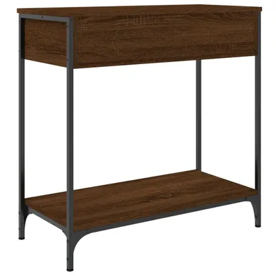 Obrázok produktu pre Konzolový stolík hnedý dub 75 x 34,5 x 75 cm kompozitné drevo