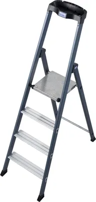 Immagine prodotto di KRAUSE MONTO Stufen-StehLeiter Sepro S, eloxiert 1x4 Stufen