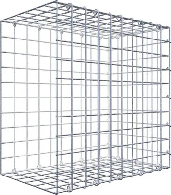 Produktbild von Anbaugabione Typ 2 50 cm x 50 cm x 30 cm (L x H x T), Maschenweite 5 cm x 5 cm, C-Ring