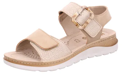 Produktbild von Rohde Damen Sandale Bequemschuh mit Lederfußbett Baviera 1311, Größe:40 EU, Farbe:Beige