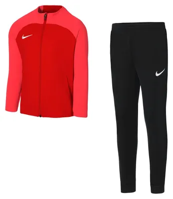 Image de Combinaison Nike Dri-Fit Academy Pro pour petit garçon, rouge, noir, rouge gym et blanc, taille XL