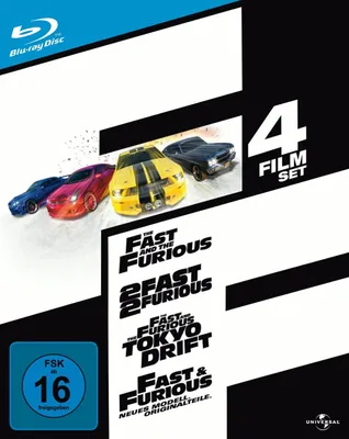 Produktbild von The Fast and the Furious - 4 Film Set (4 Discs)
