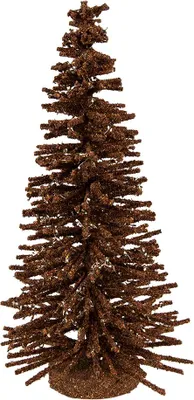 Obrázok produktu pre Clayre & Eef vianočná dekorácia figúrka vianočný stromček Ø 14x25 cm hnedé drevo