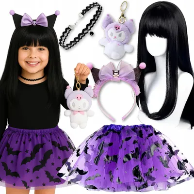 Produktbild von Hopki Kuromi Kaninchen-Kleidungsset für Mädchen Gr. 98-116