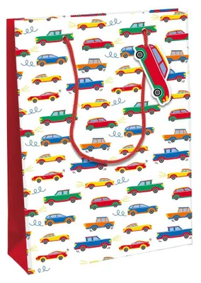 Produktbild von Clairefontaine Geschenktüte "Autos" mittel