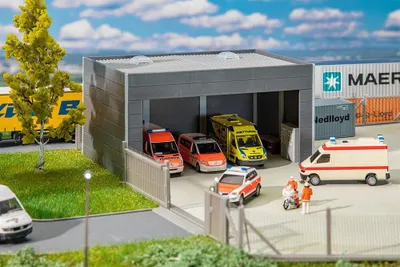 Produktbild von Faller 130893 - 1/87 / H0 Fahrzeugunterstand, Systembau - Neu